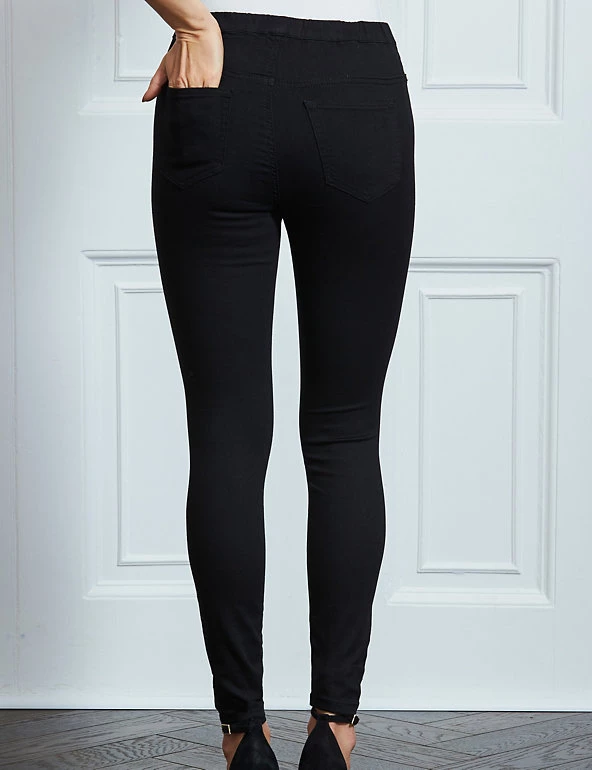 SOSANDAR Women Soft Touch High Waisted Jeggings - Image 2