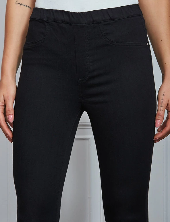 SOSANDAR Women Soft Touch High Waisted Jeggings - Image 5