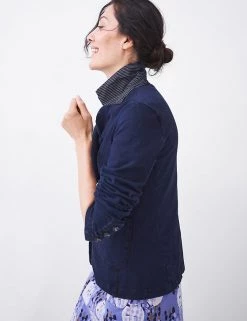 White Stuff Coats & Jackets Cotton Rich Single Breasted Blazer