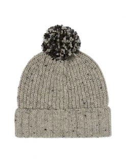 Celtic & Co. Hats Pure Wool Knitted Pom Pom Hat