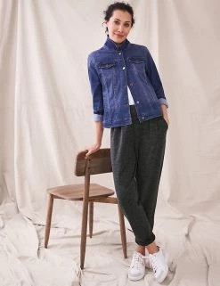 White Stuff Cotton Blend Slim Fit Ankle Grazer Joggers