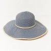 FatFace Hats Straw Striped Hat