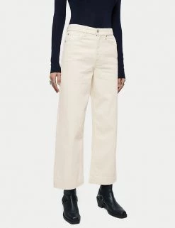 Jigsaw Wide Leg Cropped Jeans