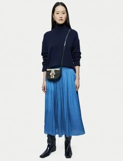 Jigsaw Skirts Satin Midaxi Slip Skirt