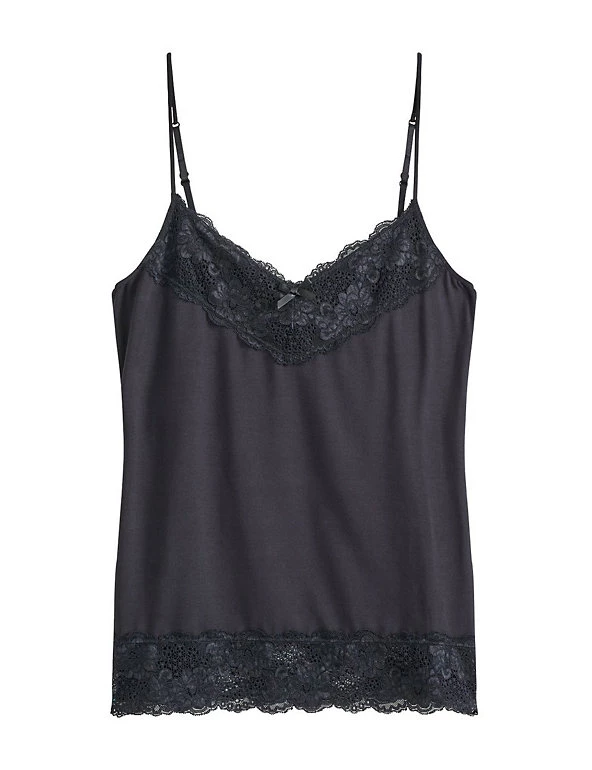 Jigsaw Vests Modal Rich V-Neck Sleeveless Vest Top - Image 2