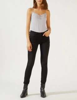 Jigsaw Vests Modal Rich Lace V-Neck Sleeveless Cami Top