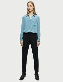 Jigsaw Wool Blend Slim Fit Trousers