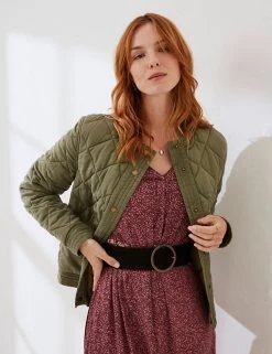 FatFace Coats & Jackets Quilted Bomber Jacket