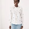 FatFace Shirts & Blouses Pure Cotton Embroidered Long Sleeve Shirt