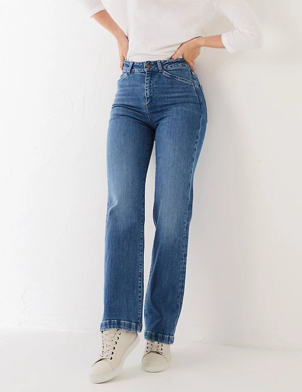 FatFace Women Wide Leg Jeans