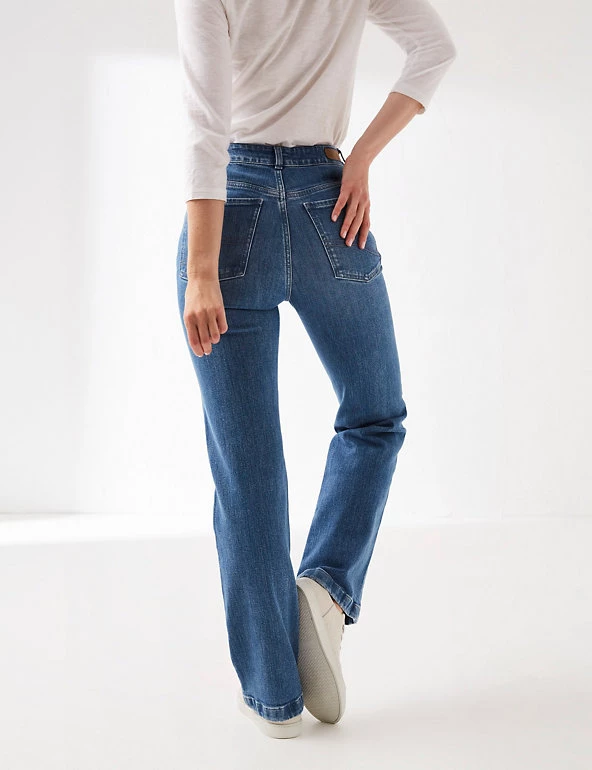 FatFace Women Wide Leg Jeans - Image 3