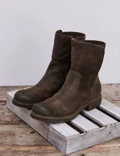 Celtic & Co. Suede Block Heel Ankle Boots