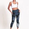 Dharma Bums Leggings & Shorts Printed High Waisted 7/8 Leggings