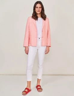 White Stuff Coats & Jackets Linen Single Breasted Blazer