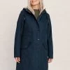 Seasalt Cornwall Coats & Jackets Cotton Rich Hooded Longline Raincoat