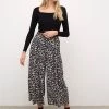 Nobody's Child Trousers Floral Wide Leg Cropped Culottes