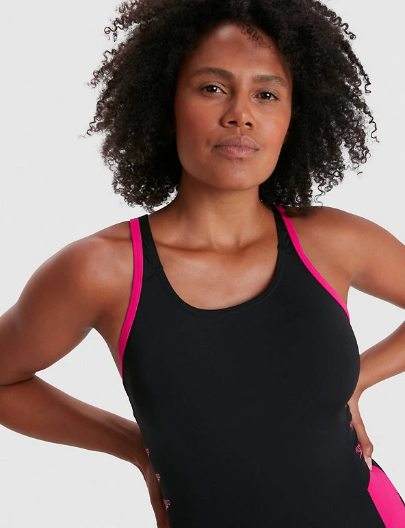 Speedo Swimsuits Boom Logo Splice Muscleback Swimsuit - Image 3