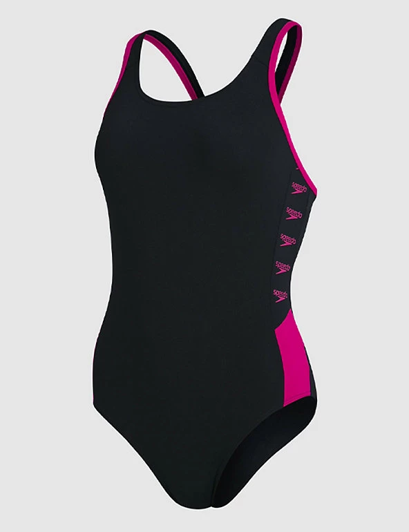 Speedo Swimsuits Boom Logo Splice Muscleback Swimsuit - Image 2
