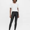OBJECT Trousers Leather Look Leggings