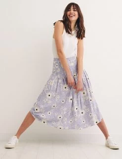 Nobody's Child Skirts Floral Pleated Midaxi Skirt