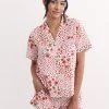 Nobody's Child Pyjamas Pure Cotton Floral Shortie Pyjama Set