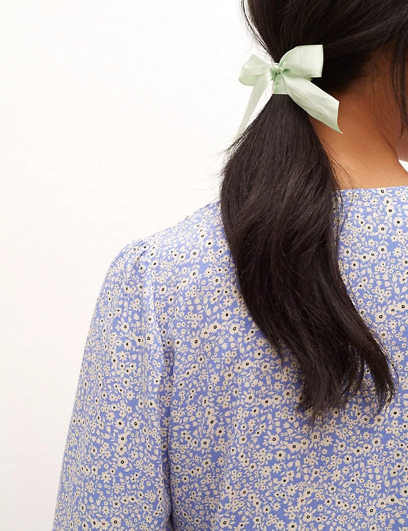 Nobody's Child Dresses Ditsy Floral V-Neck Mini Tea Dress - Image 4