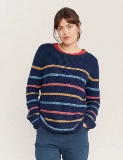 Seasalt Cornwall Jumpers Pure Organic Cotton Striped Jumper