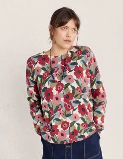 Seasalt Cornwall Jumpers Pure Cotton Floral Jumper