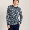 Seasalt Cornwall Sweatshirts Pure Cotton Leaf Print Sweatshirt