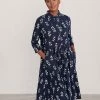 Seasalt Cornwall Dresses Cotton Rich Floral Shirt Dress