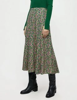 Jigsaw Skirts Floral Midaxi Slip Skirt