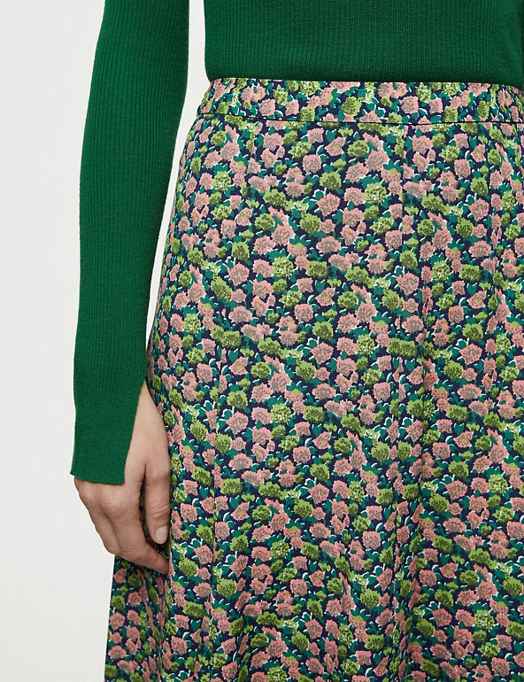 Jigsaw Skirts Floral Midaxi Slip Skirt - Image 4