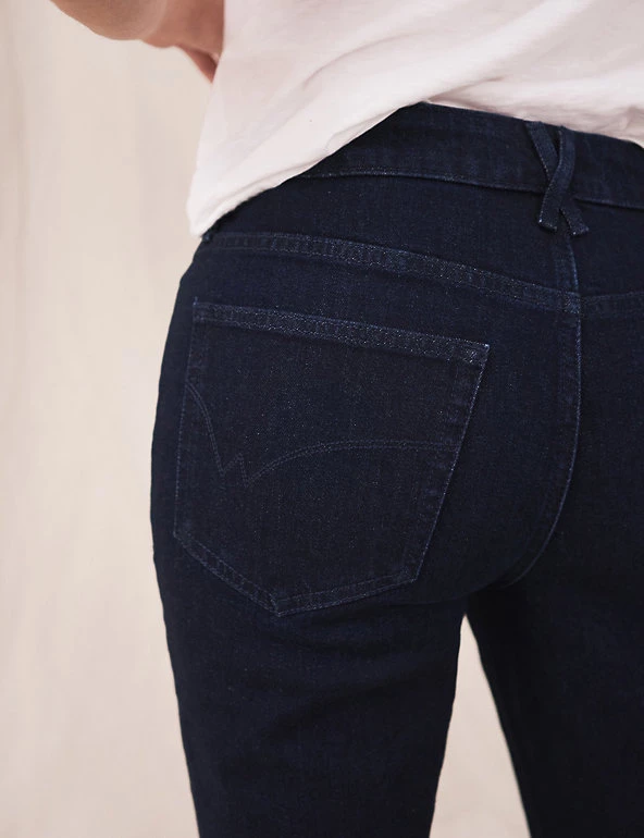 White Stuff Straight Leg Cropped Jeans - Image 3