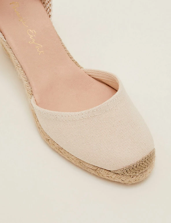 Phase Eight Sandals Canvas Wedge Espadrilles - Image 4