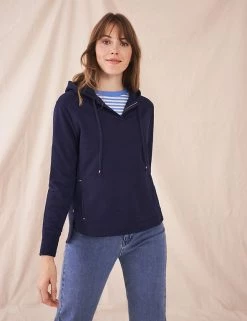 White Stuff Pure Cotton V-Neck Sweatshirts