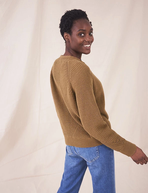 White Stuff Cardigans Pure Organic Cotton Button Front Cardigan - Image 3