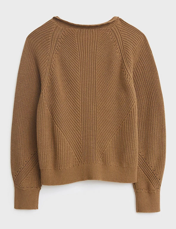 White Stuff Cardigans Pure Organic Cotton Button Front Cardigan - Image 5