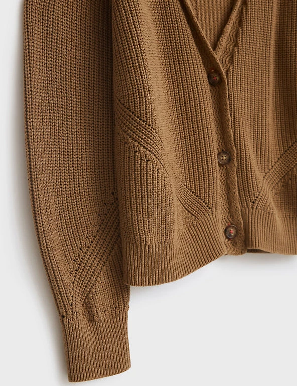 White Stuff Cardigans Pure Organic Cotton Button Front Cardigan - Image 6