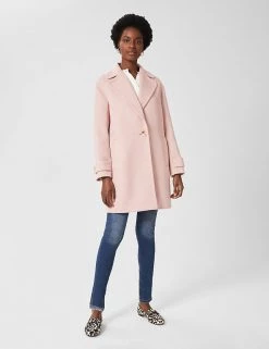 HOBBS Coats & Jackets Wool Rich Single Breasted Longline Coat