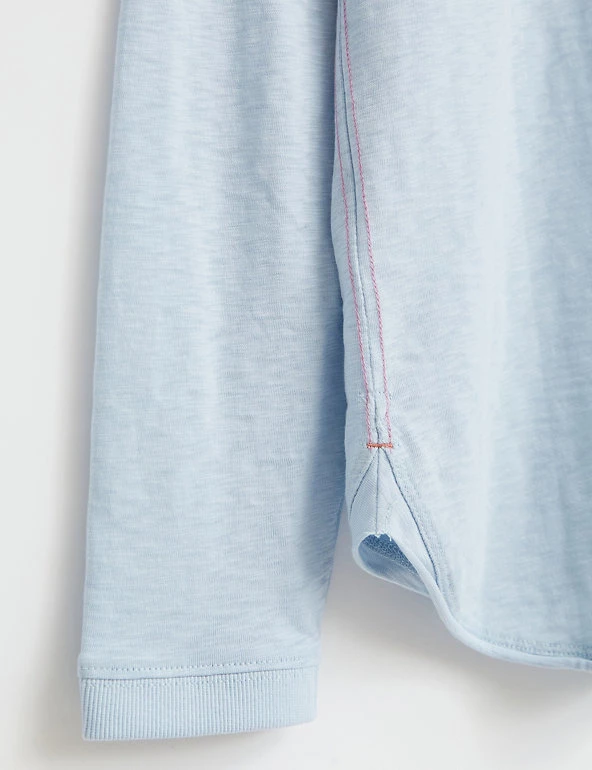 White Stuff Women Pure Cotton Crew Neck Long Sleeve Top - Image 5