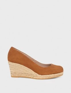 HOBBS Sandals Suede Wedge Espadrilles