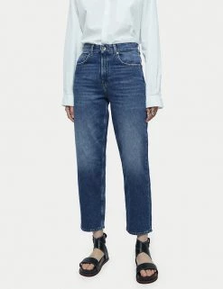 Jigsaw Straight Leg Cropped Jeans
