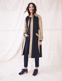 White Stuff Coats & Jackets Pure Cotton Colourblock Raincoat