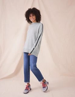 White Stuff Jumpers Wool Blend Funnel Neck Jumper With Cashmere