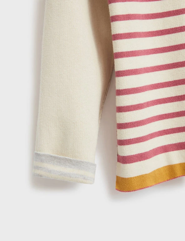 White Stuff Jumpers Cotton Rich Reversible Jumper - Image 7