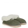 Celtic & Co. Sheepskin Suede Slippers