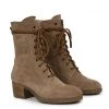 Celtic & Co. Suede Lace Up Block Heel Ankle Boots