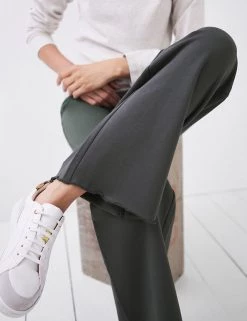 White Stuff Cotton Rich Wide Leg Trousers