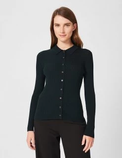 HOBBS Jumpers Pure Merino Wool Collared Jumper