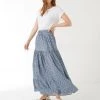 FatFace Skirts Floral Midaxi Tiered Skirt